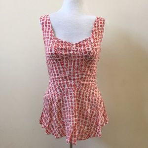 Free People Bow Back Top